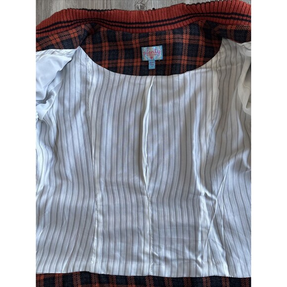 Anthropologie - Plenty By Tracy Reese Plaid  Sweater With Pockets Size 8 - Picture 10 of 12